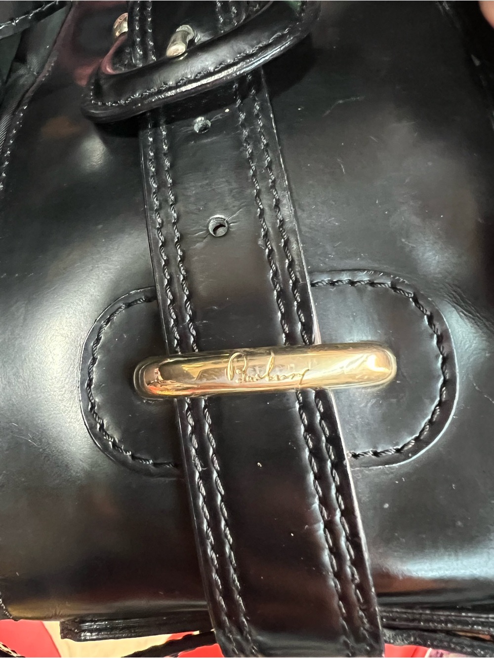 Burberry Black Quilted & Smooth Leather Crossbody Bag - Picture 3 of 8